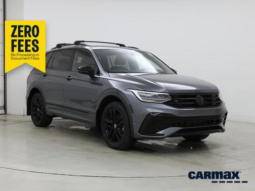 Gray 2022 Volkswagen Tiguan SE R-Line Black