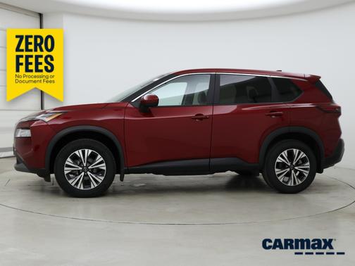 Red 2023 Nissan Rogue SV