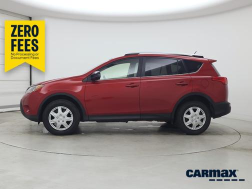 Red 2015 Toyota RAV4 LE