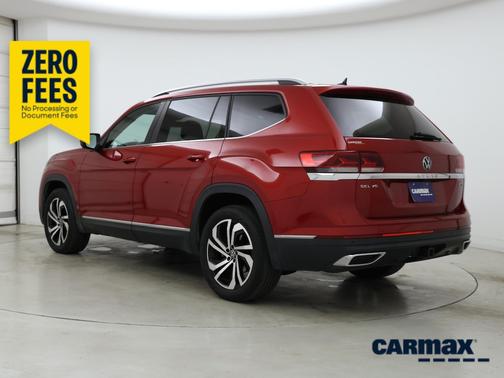 Red 2022 Volkswagen Atlas SEL
