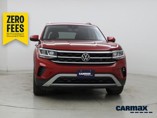 Red 2022 Volkswagen Atlas SEL