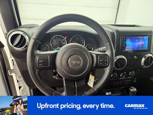 White 2015 Jeep Wrangler Sahara