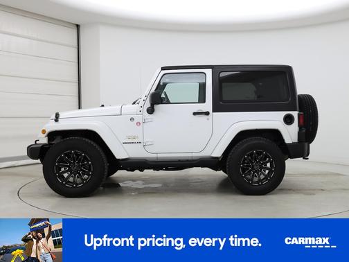 White 2015 Jeep Wrangler Sahara