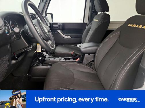 White 2015 Jeep Wrangler Sahara