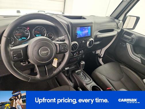 White 2015 Jeep Wrangler Sahara