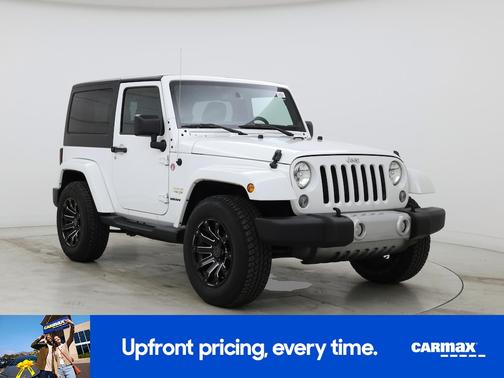 White 2015 Jeep Wrangler Sahara