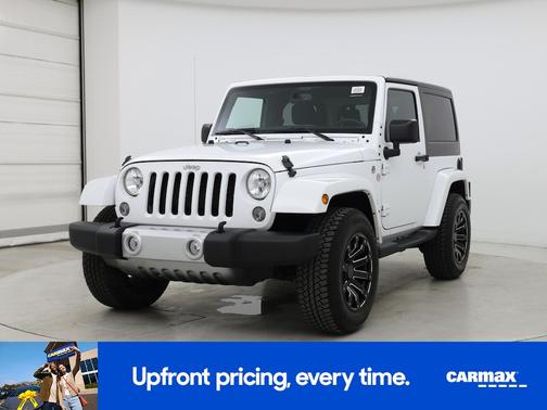 White 2015 Jeep Wrangler Sahara