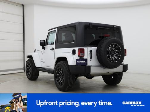 White 2015 Jeep Wrangler Sahara