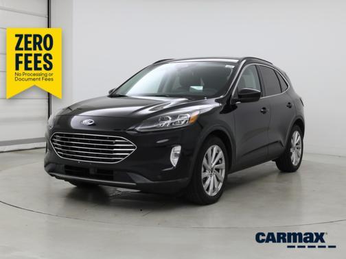 Black 2021 Ford Escape Titanium