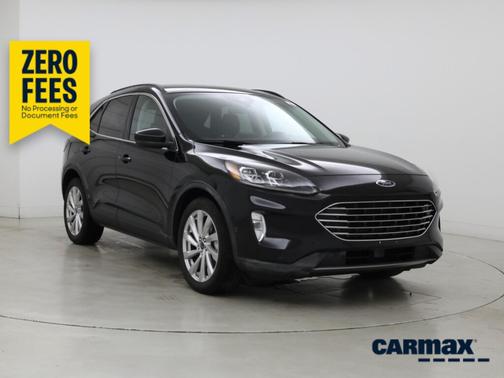 Black 2021 Ford Escape Titanium