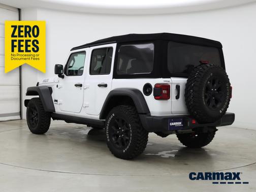 White 2022 Jeep Wrangler Unlimited Willys