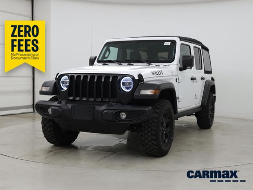 White 2022 Jeep Wrangler Unlimited Willys