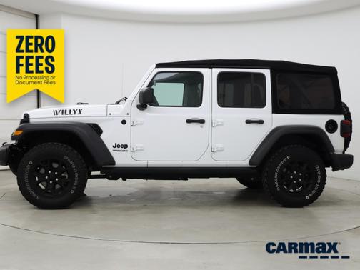 White 2022 Jeep Wrangler Unlimited Willys