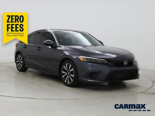 Gray 2022 Honda Civic EX-L