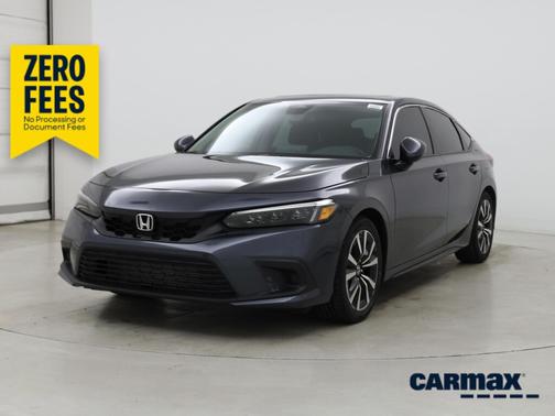 Gray 2022 Honda Civic EX-L