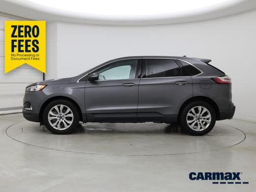 Gray 2021 Ford Edge Titanium