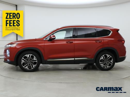 Red 2020 Hyundai SANTA FE Limited