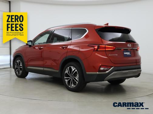 Red 2020 Hyundai SANTA FE Limited