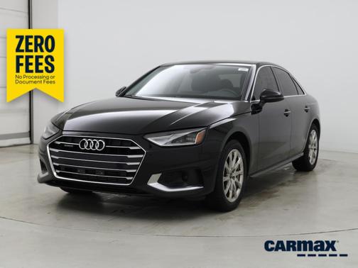 Black 2022 Audi A4 Premium
