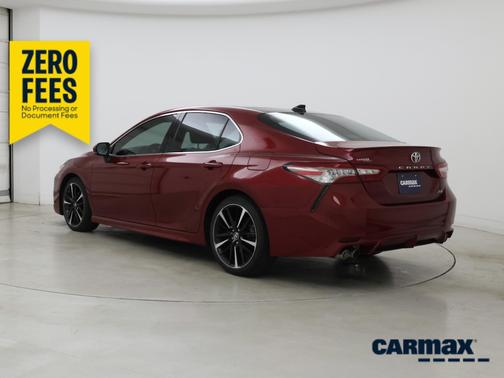 Burgundy 2018 Toyota Camry XSE