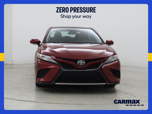 Burgundy 2018 Toyota Camry XSE