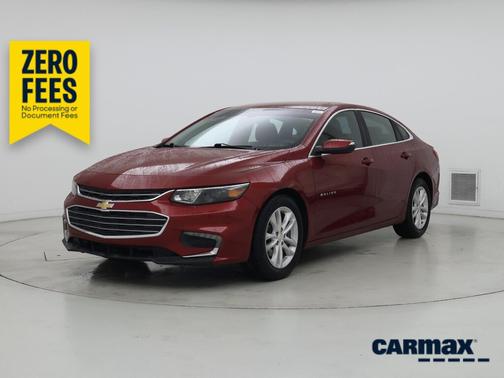 Red 2018 Chevrolet Malibu LT