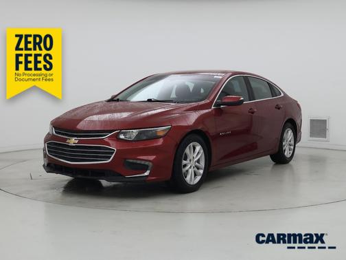 Red 2018 Chevrolet Malibu LT