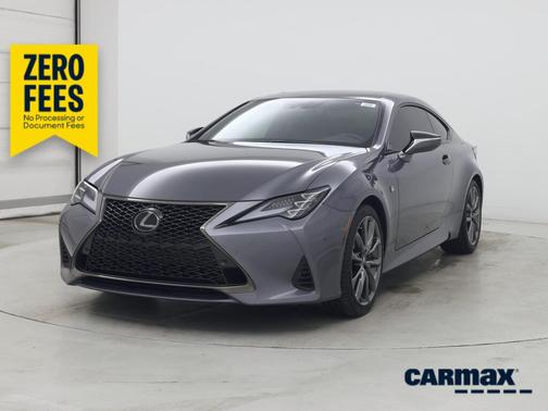 Gray 2020 Lexus RC 350 F-Sport