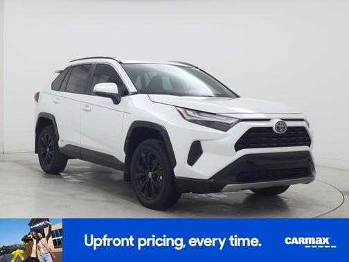 White 2024 Toyota RAV4 Hybrid SE