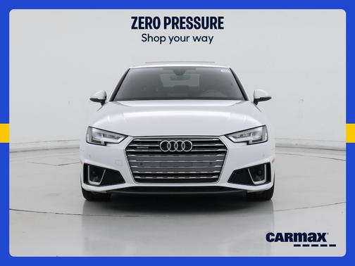 White 2019 Audi A4 Premium Plus