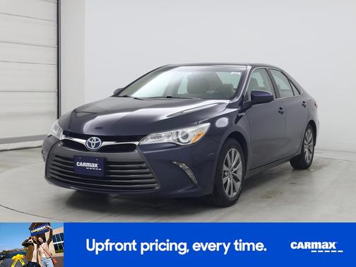 Blue 2015 Toyota Camry Hybrid XLE