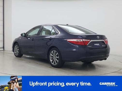 Blue 2015 Toyota Camry Hybrid XLE