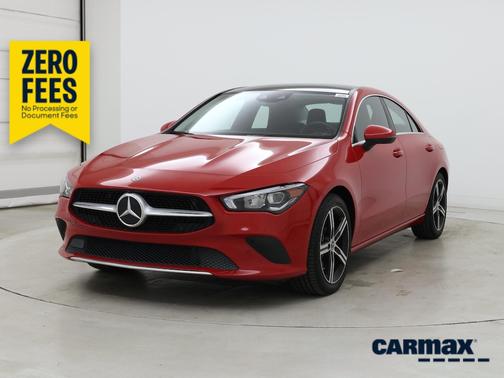 Red 2020 Mercedes-Benz CLA 250