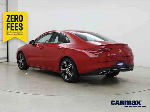 Red 2020 Mercedes-Benz CLA 250