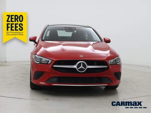 Red 2020 Mercedes-Benz CLA 250
