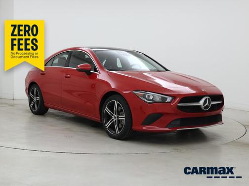 Red 2020 Mercedes-Benz CLA 250