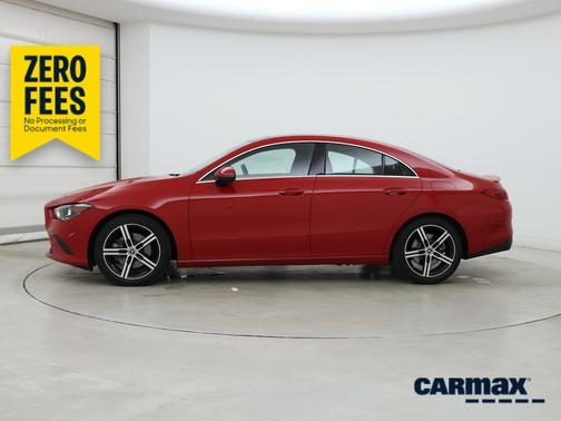 Red 2020 Mercedes-Benz CLA 250