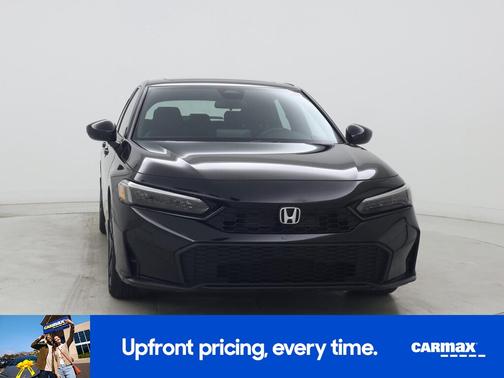 Black 2025 Honda Civic Hybrid Sport