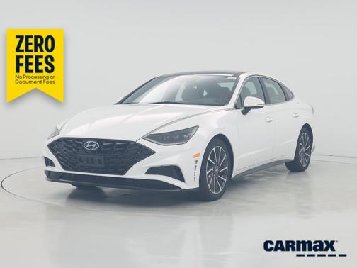 White 2020 Hyundai SONATA Limited