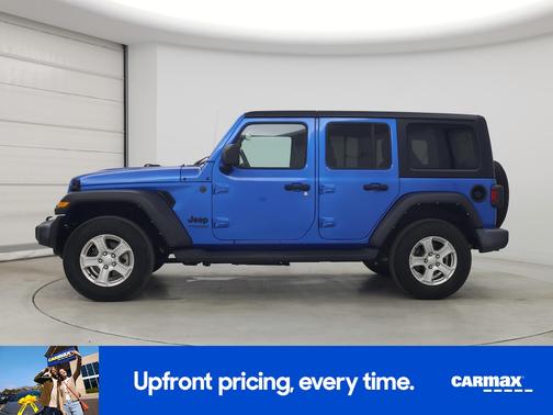 Blue 2022 Jeep Wrangler Unlimited Sport S