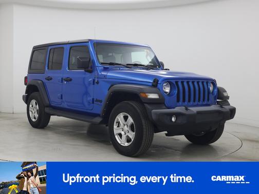 Blue 2022 Jeep Wrangler Unlimited Sport S