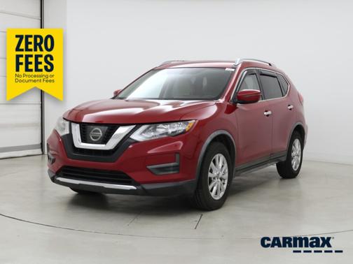 Red 2017 Nissan Rogue SV