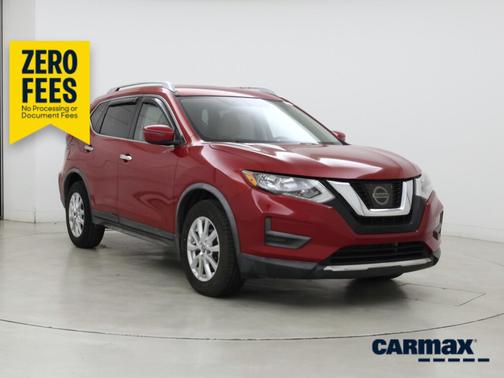 Red 2017 Nissan Rogue SV