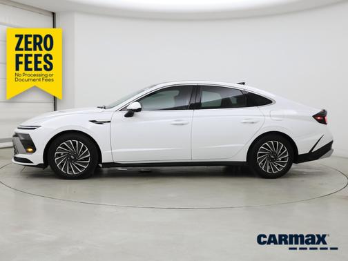 White 2026 Hyundai SONATA Hybrid Limited