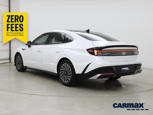 White 2026 Hyundai SONATA Hybrid Limited