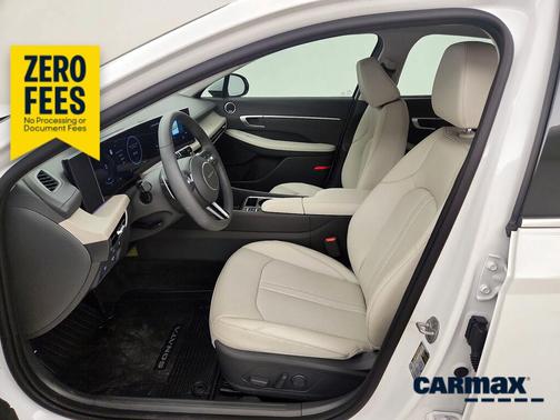 White 2026 Hyundai SONATA Hybrid Limited