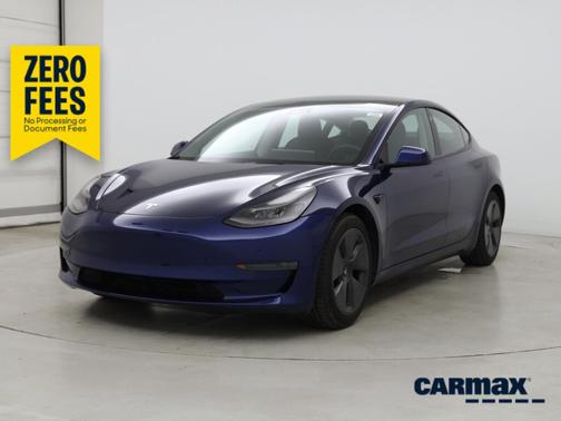 Blue 2021 Tesla Model 3 Standard Range Plus