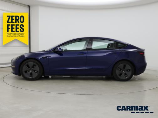 Blue 2021 Tesla Model 3 Standard Range Plus