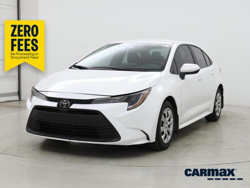 White 2025 Toyota Corolla LE