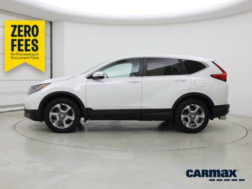 White 2019 Honda CR-V EX-L